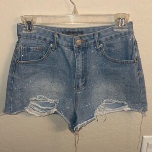 Blue Denim Women's Shorts